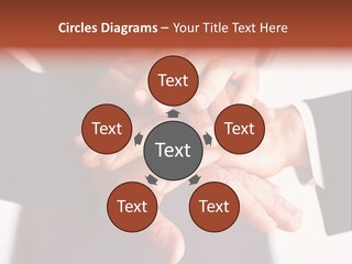 Happy Businesspeople Union PowerPoint Template