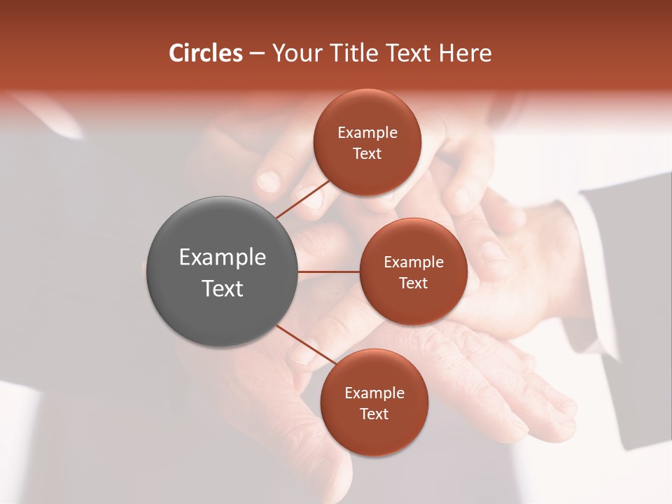 Happy Businesspeople Union PowerPoint Template