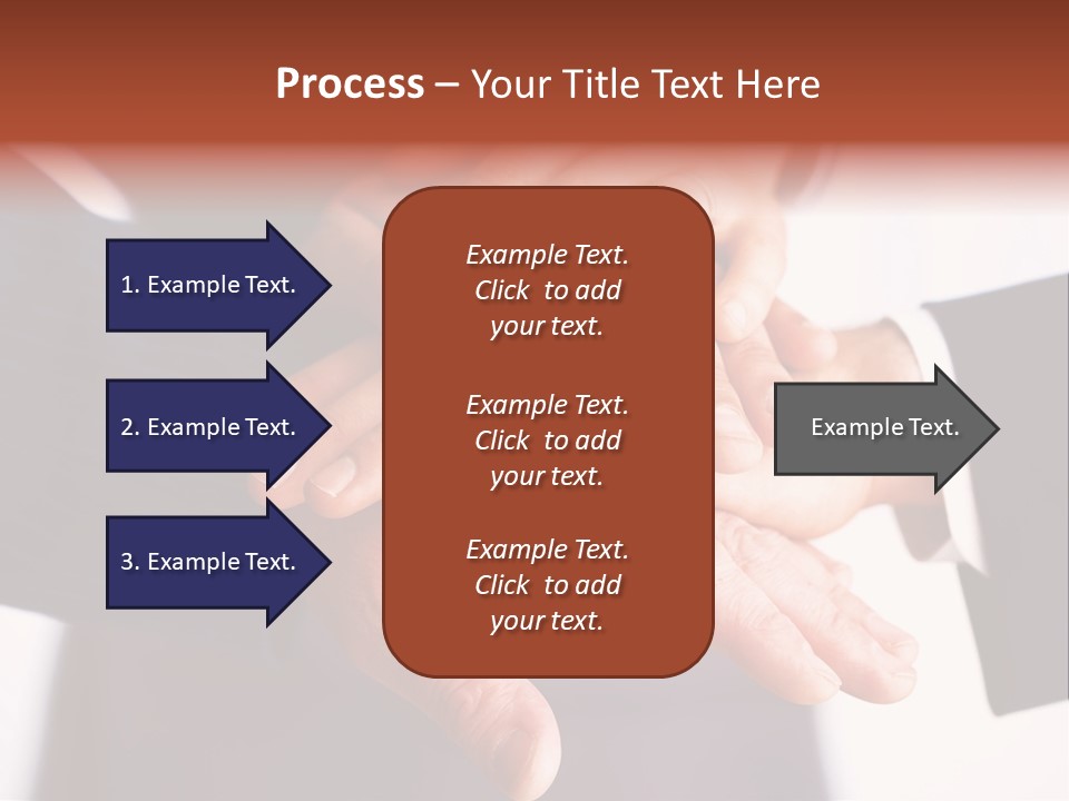 Happy Businesspeople Union PowerPoint Template