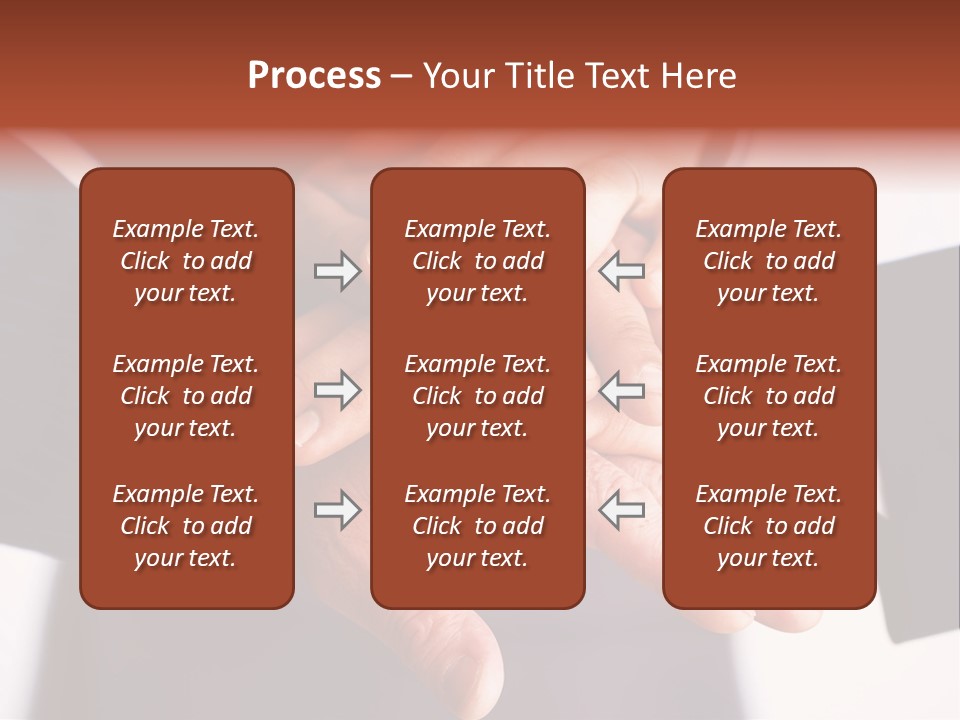 Happy Businesspeople Union PowerPoint Template