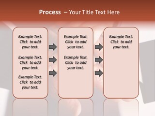 Happy Businesspeople Union PowerPoint Template