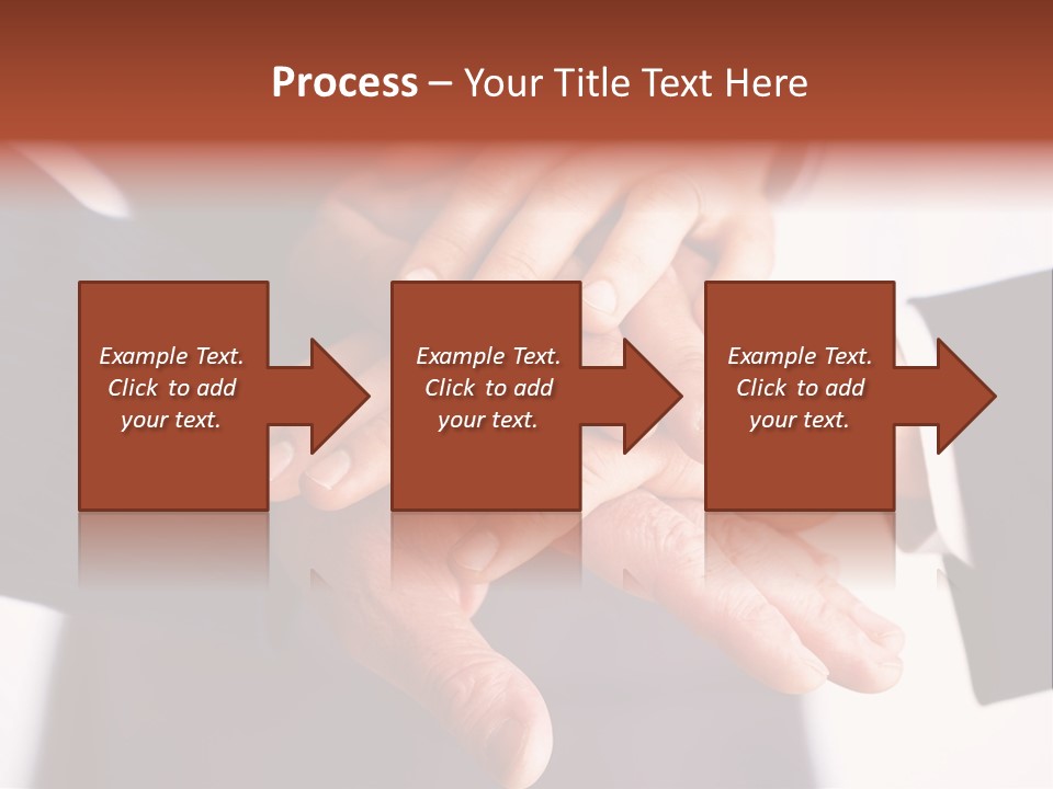 Happy Businesspeople Union PowerPoint Template