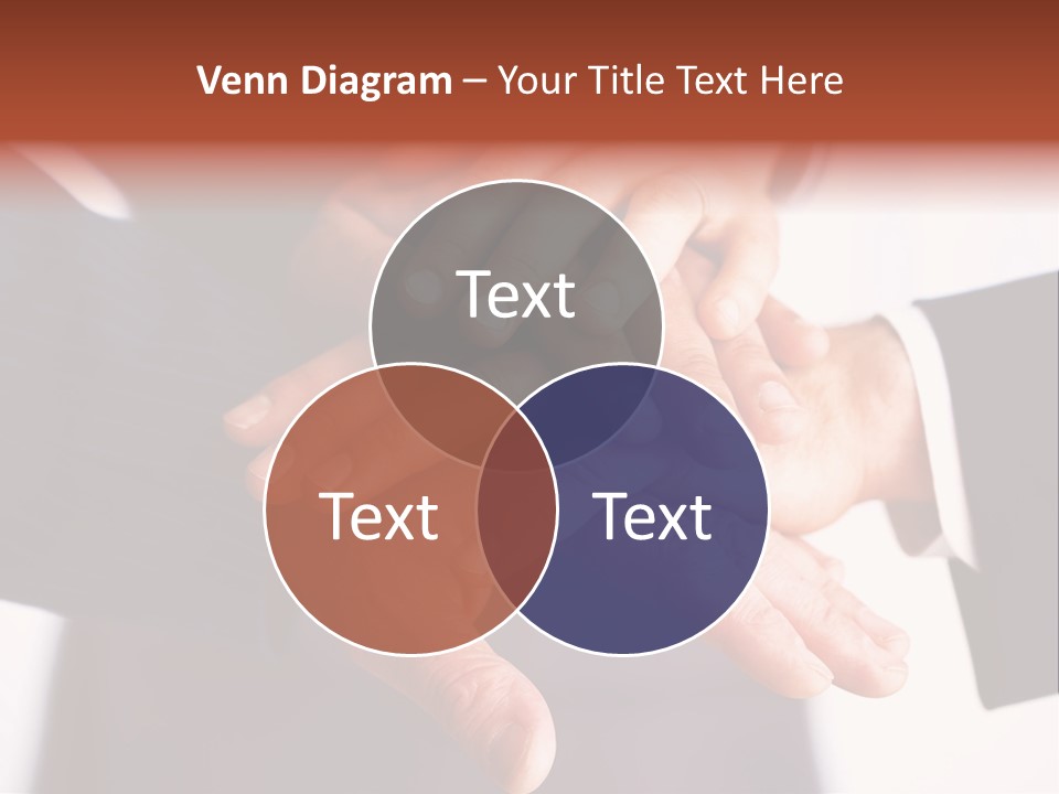 Happy Businesspeople Union PowerPoint Template