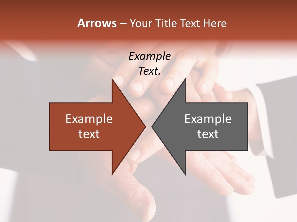 Happy Businesspeople Union PowerPoint Template