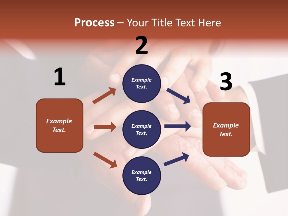 Happy Businesspeople Union PowerPoint Template