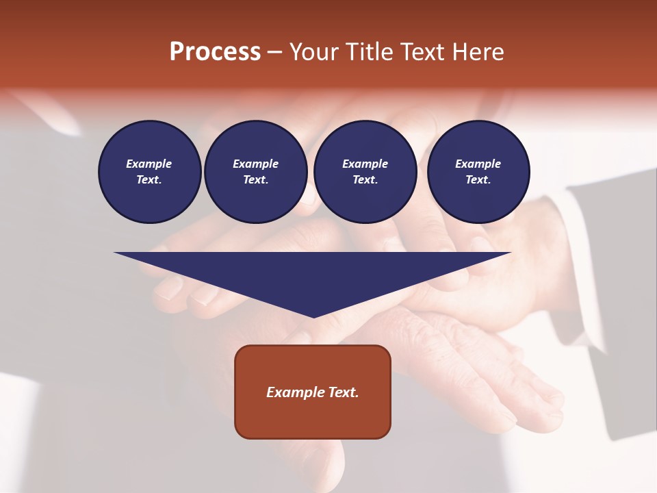 Happy Businesspeople Union PowerPoint Template