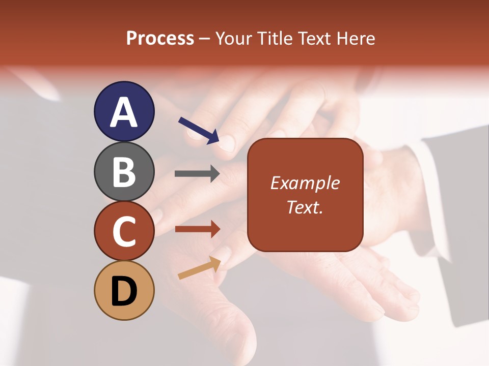 Happy Businesspeople Union PowerPoint Template