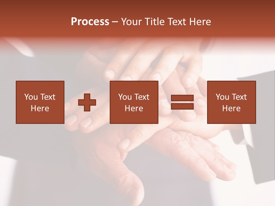 Happy Businesspeople Union PowerPoint Template