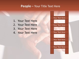 Happy Businesspeople Union PowerPoint Template