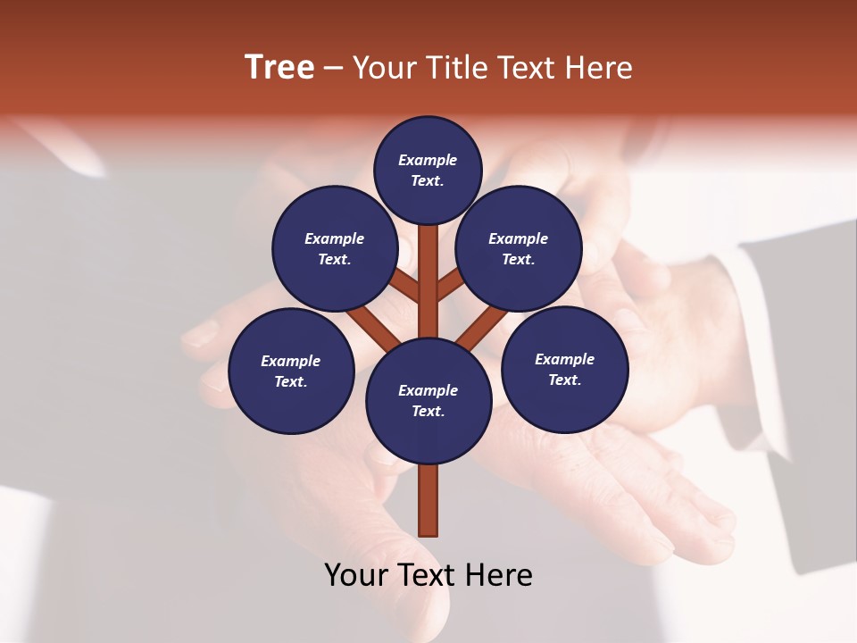 Happy Businesspeople Union PowerPoint Template