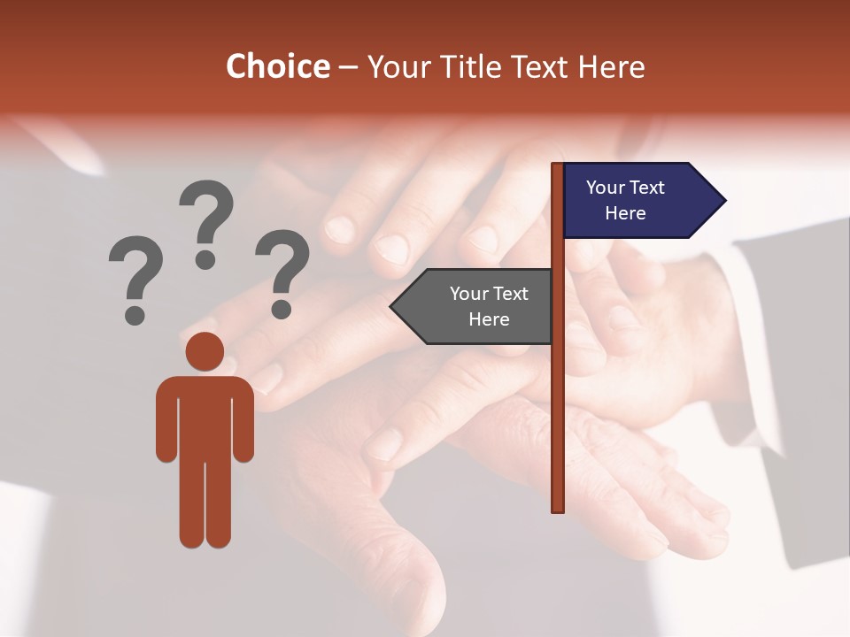 Happy Businesspeople Union PowerPoint Template