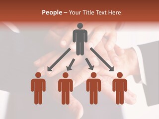 Happy Businesspeople Union PowerPoint Template