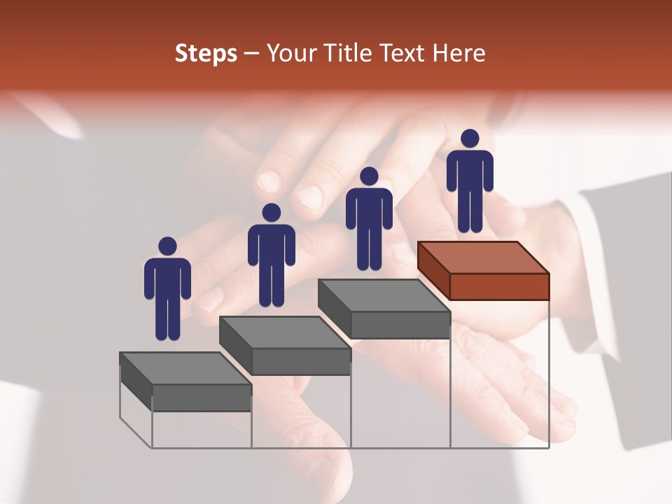 Happy Businesspeople Union PowerPoint Template