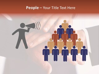 Happy Businesspeople Union PowerPoint Template