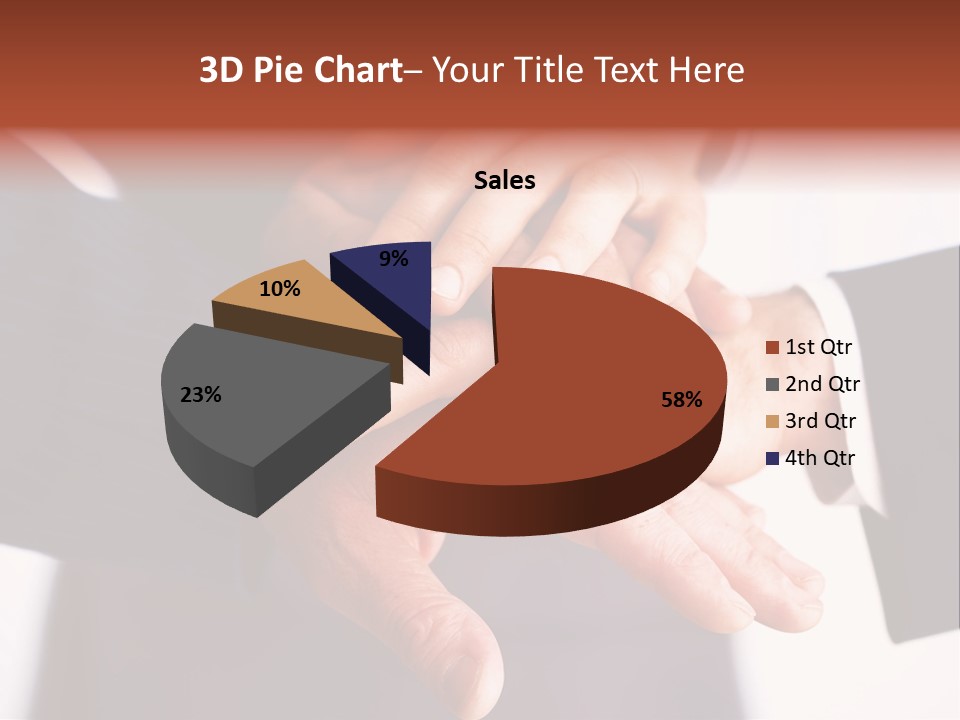 Happy Businesspeople Union PowerPoint Template