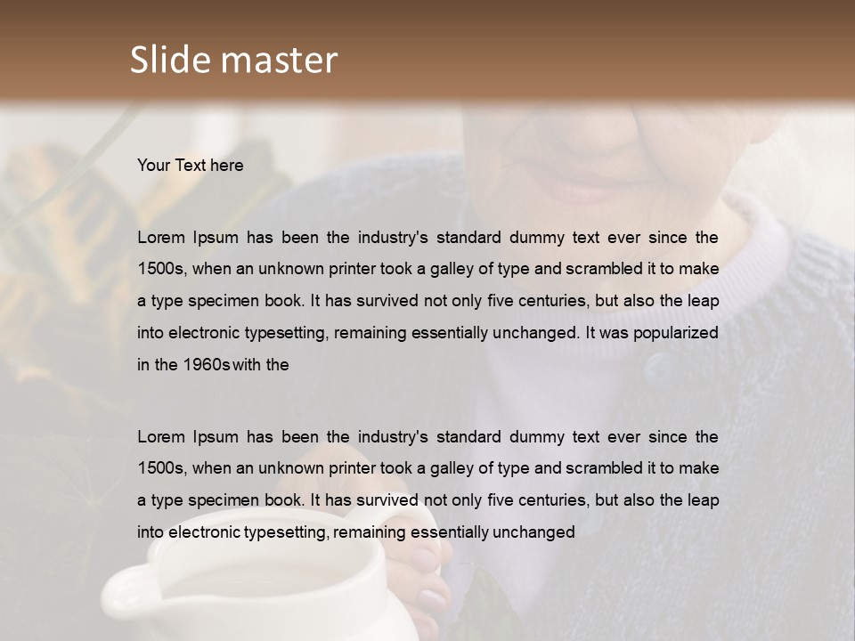 People Charming Age PowerPoint Template