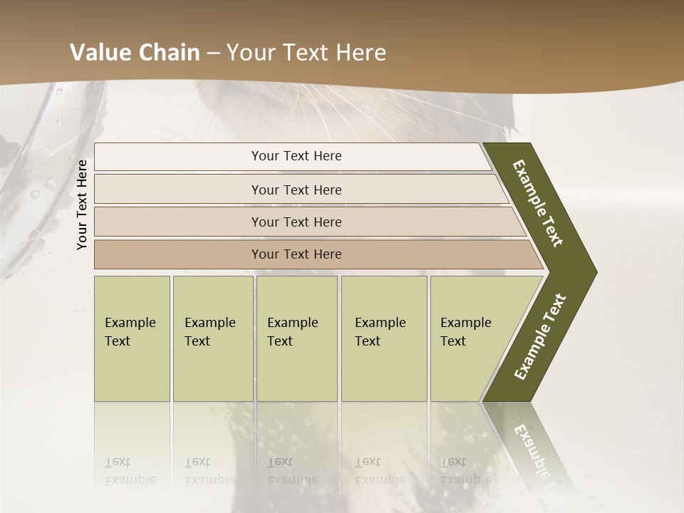 Bathroom Shower Water PowerPoint Template