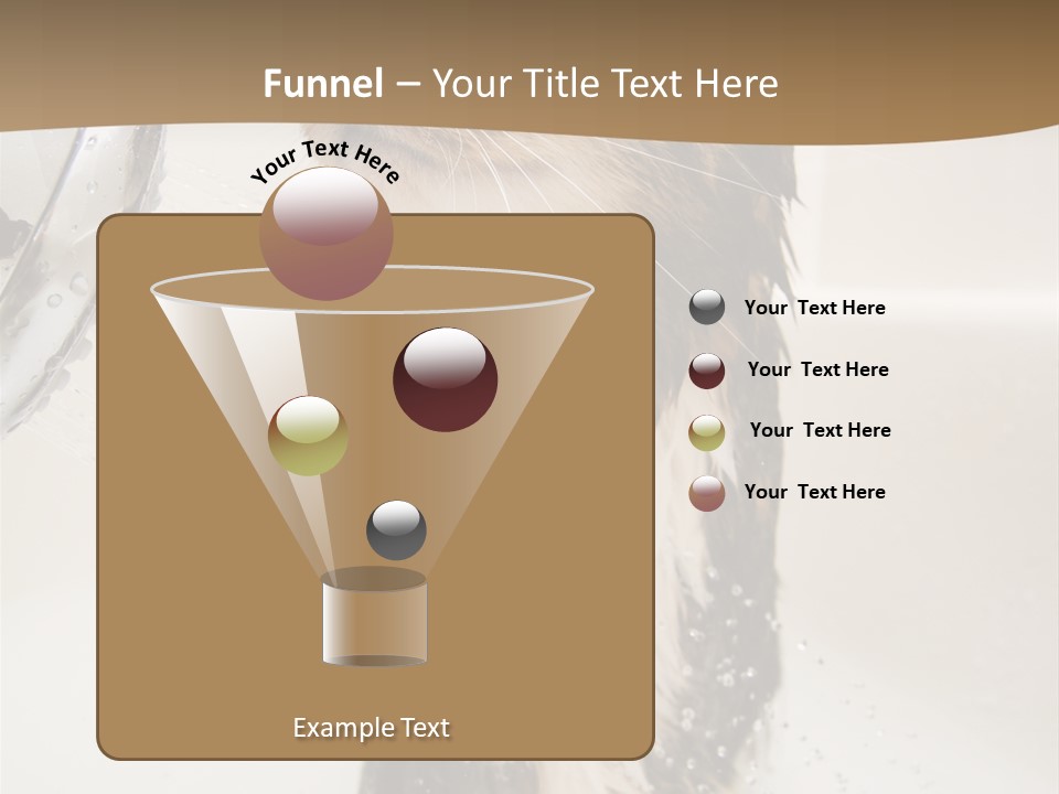 Bathroom Shower Water PowerPoint Template