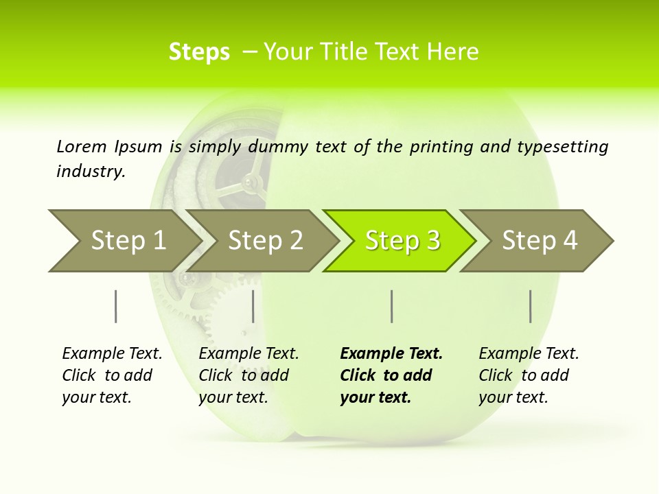 Idea Technology Eating PowerPoint Template