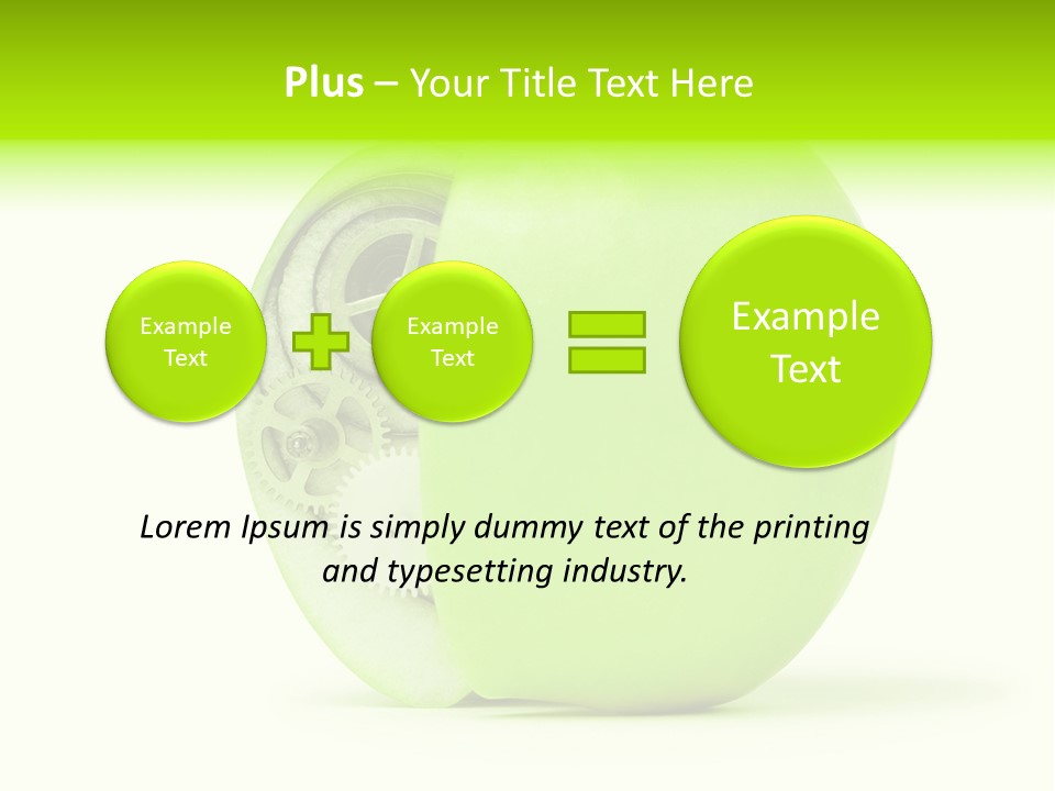Idea Technology Eating PowerPoint Template