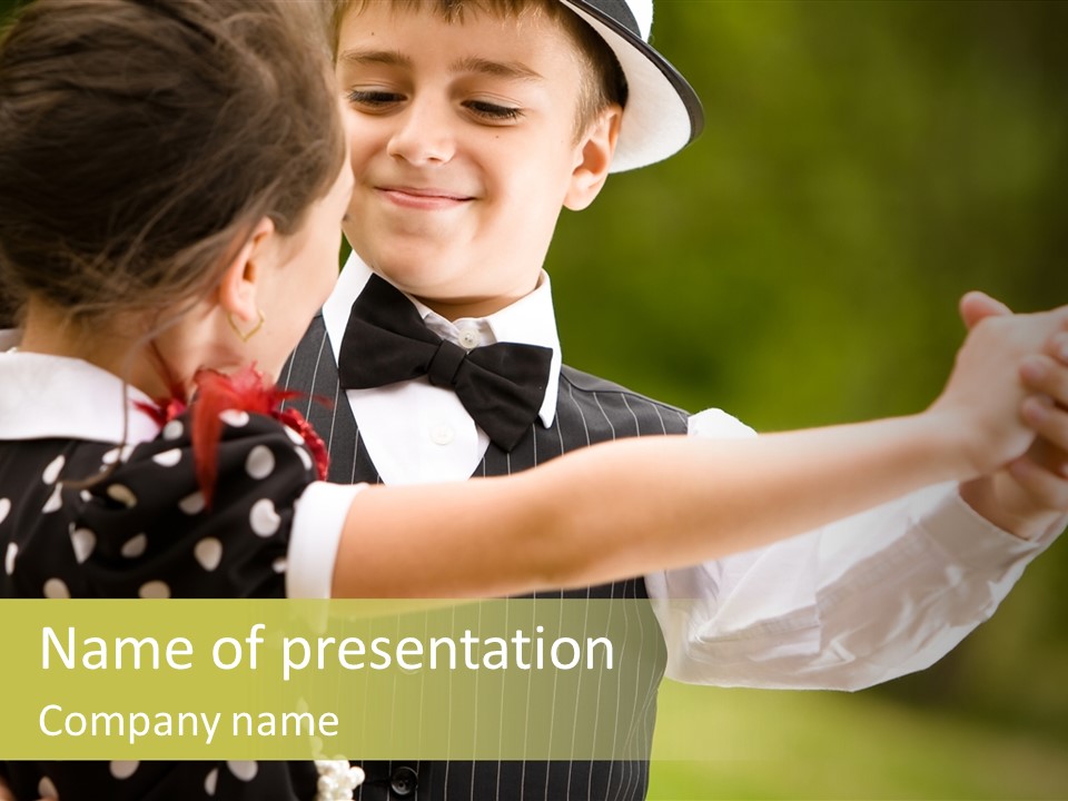 Young Beautiful Girl PowerPoint Template