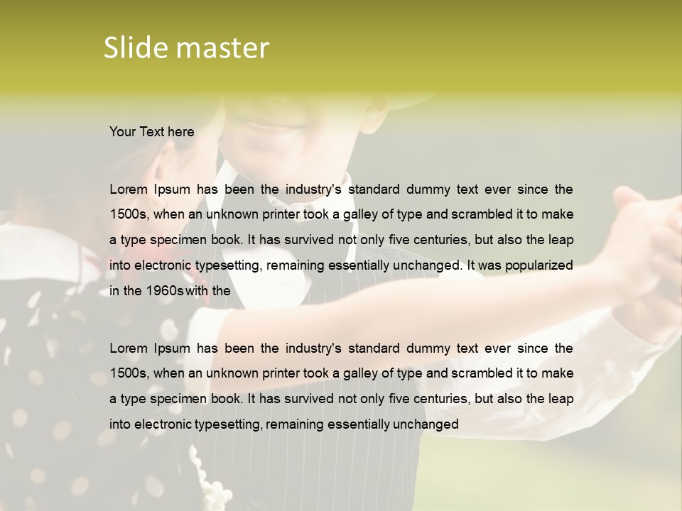 Young Beautiful Girl PowerPoint Template