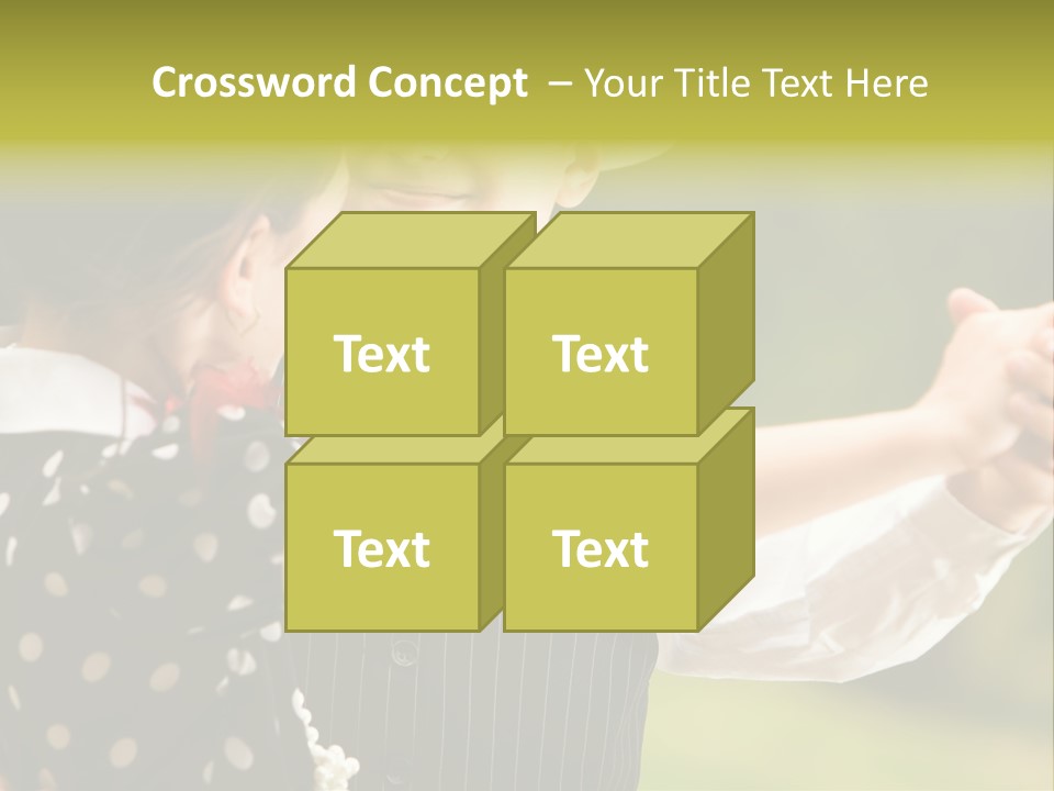 Young Beautiful Girl PowerPoint Template