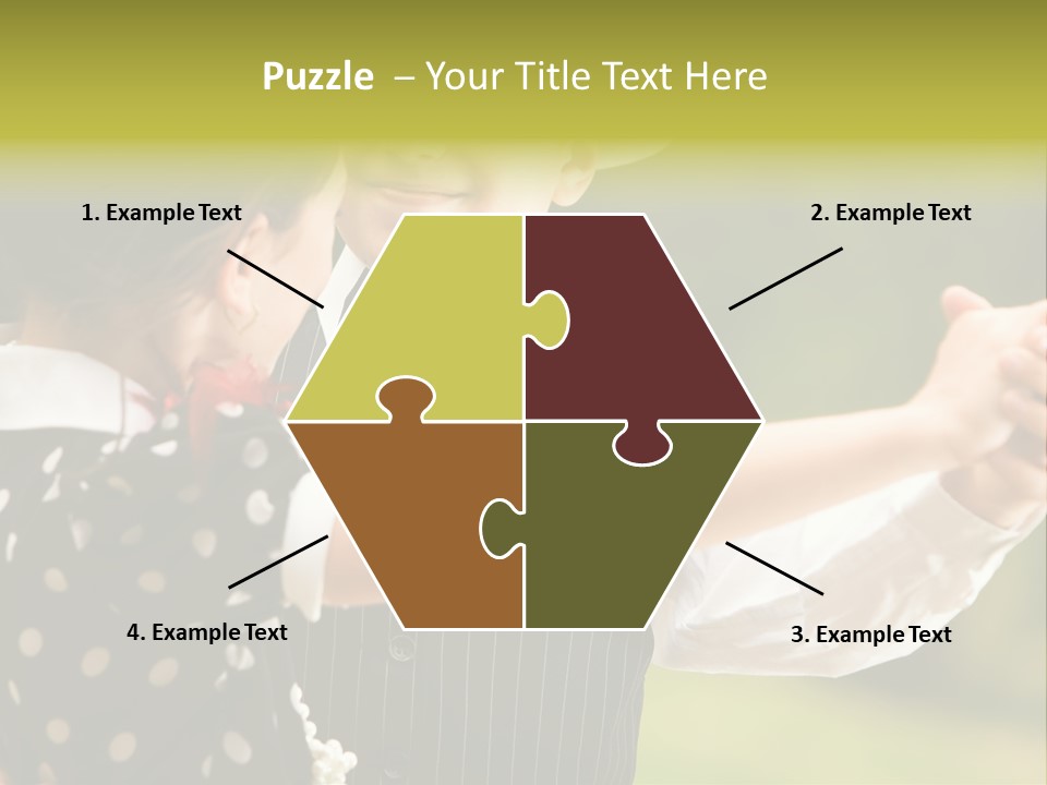 Young Beautiful Girl PowerPoint Template