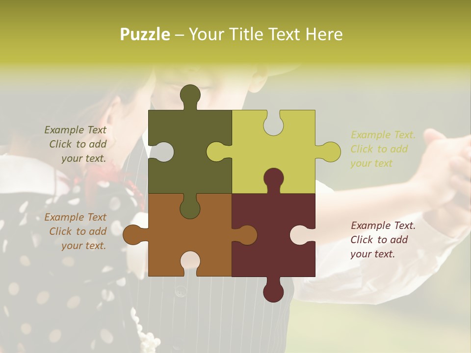 Young Beautiful Girl PowerPoint Template