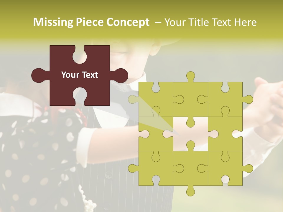 Young Beautiful Girl PowerPoint Template