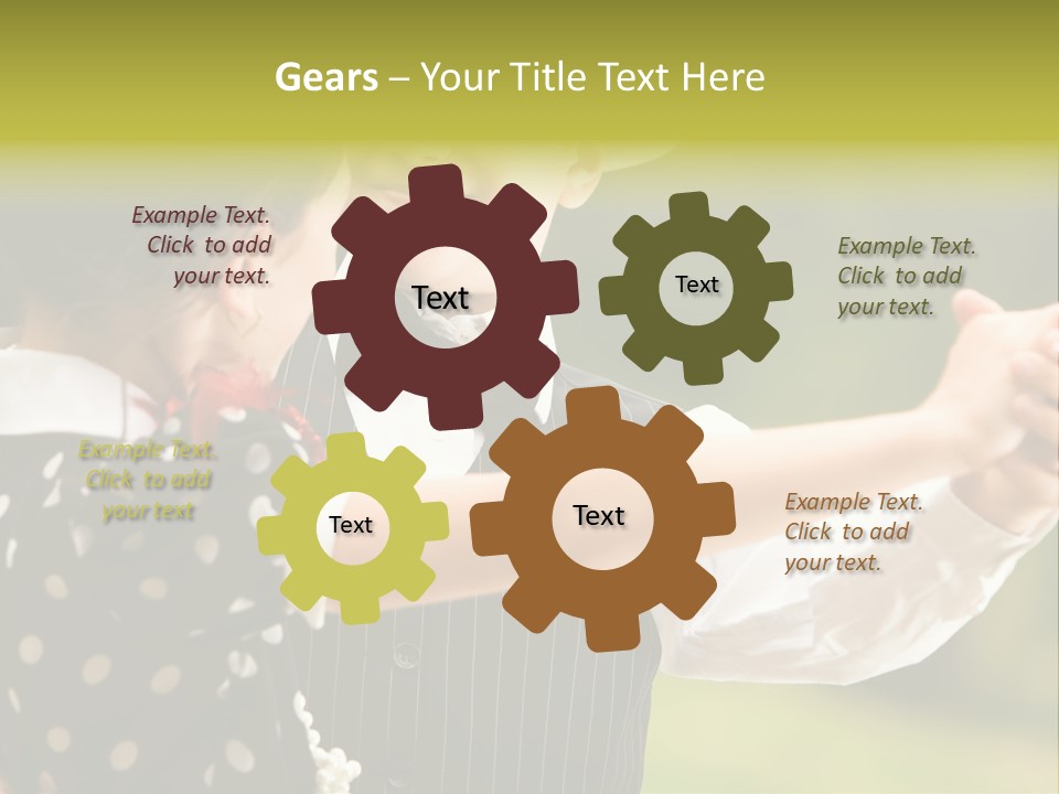 Young Beautiful Girl PowerPoint Template