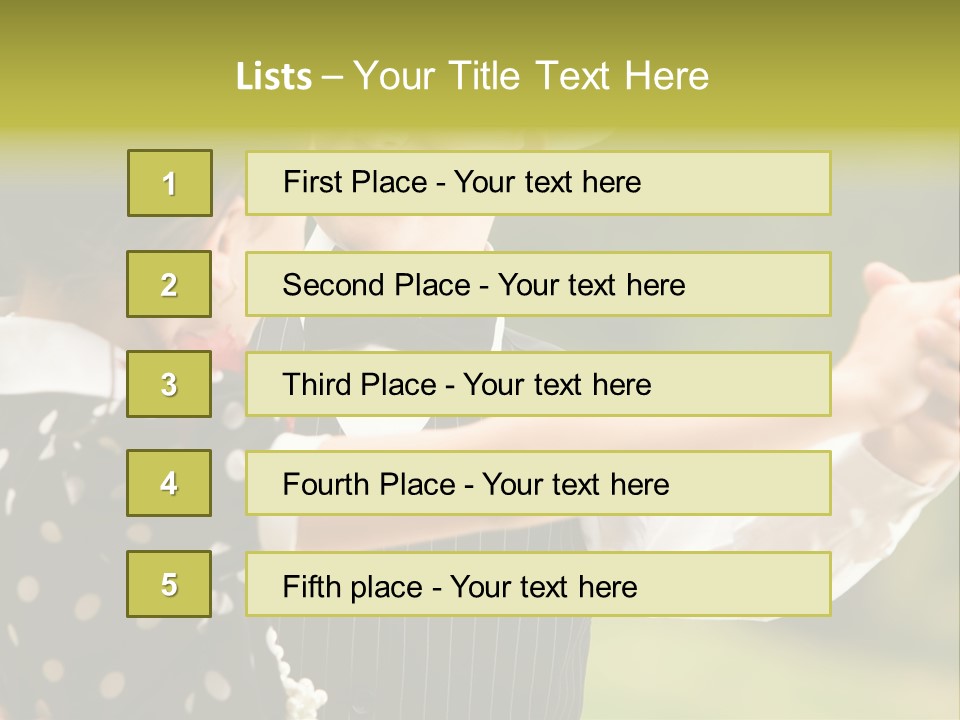 Young Beautiful Girl PowerPoint Template