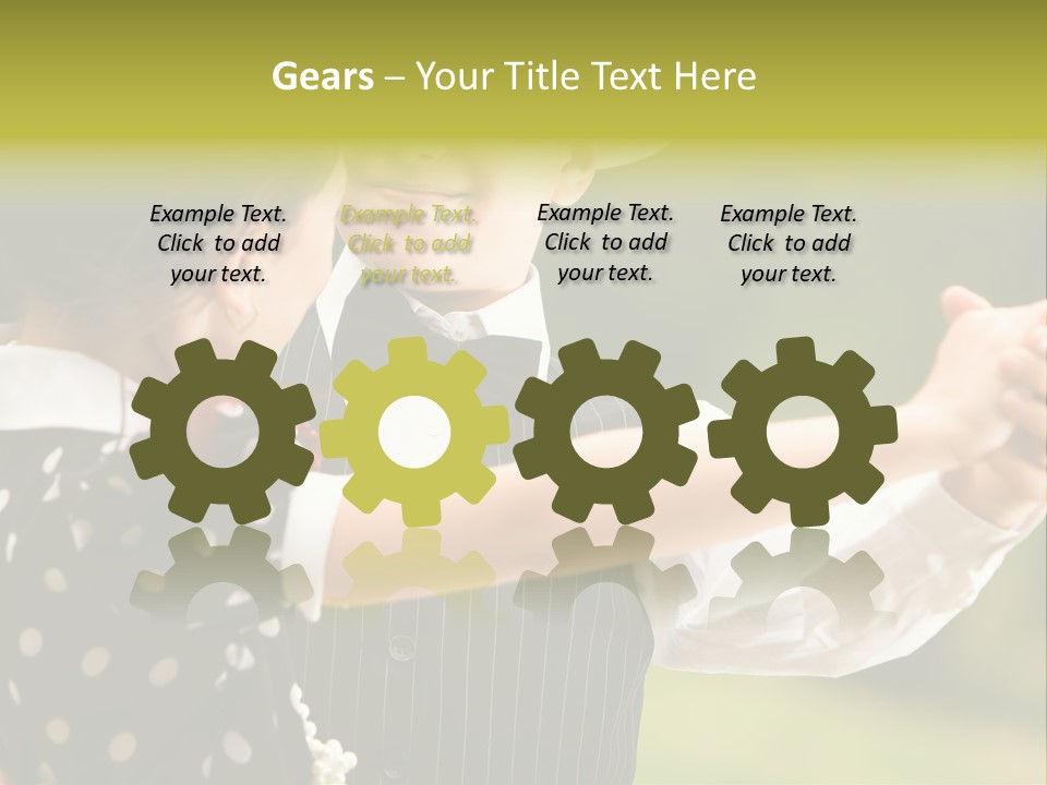 Young Beautiful Girl PowerPoint Template