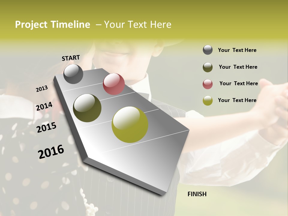 Young Beautiful Girl PowerPoint Template