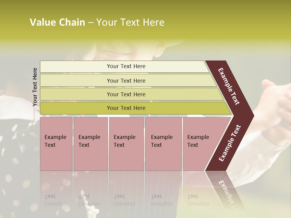 Young Beautiful Girl PowerPoint Template