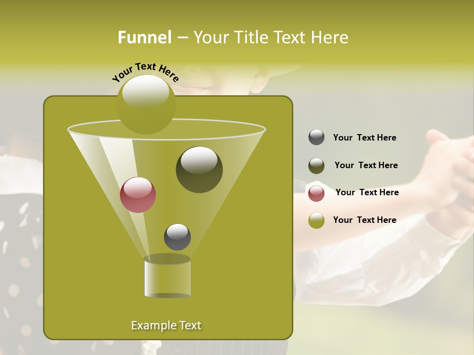 Young Beautiful Girl PowerPoint Template