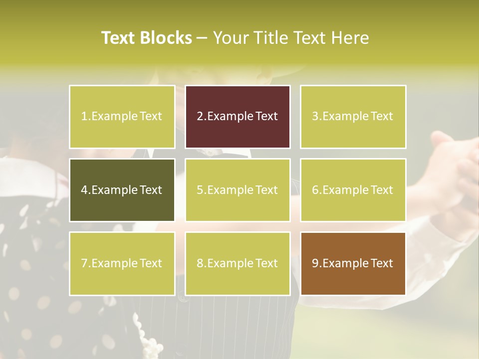 Young Beautiful Girl PowerPoint Template