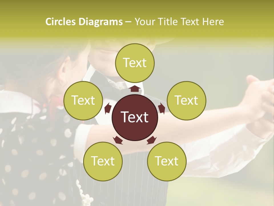 Young Beautiful Girl PowerPoint Template