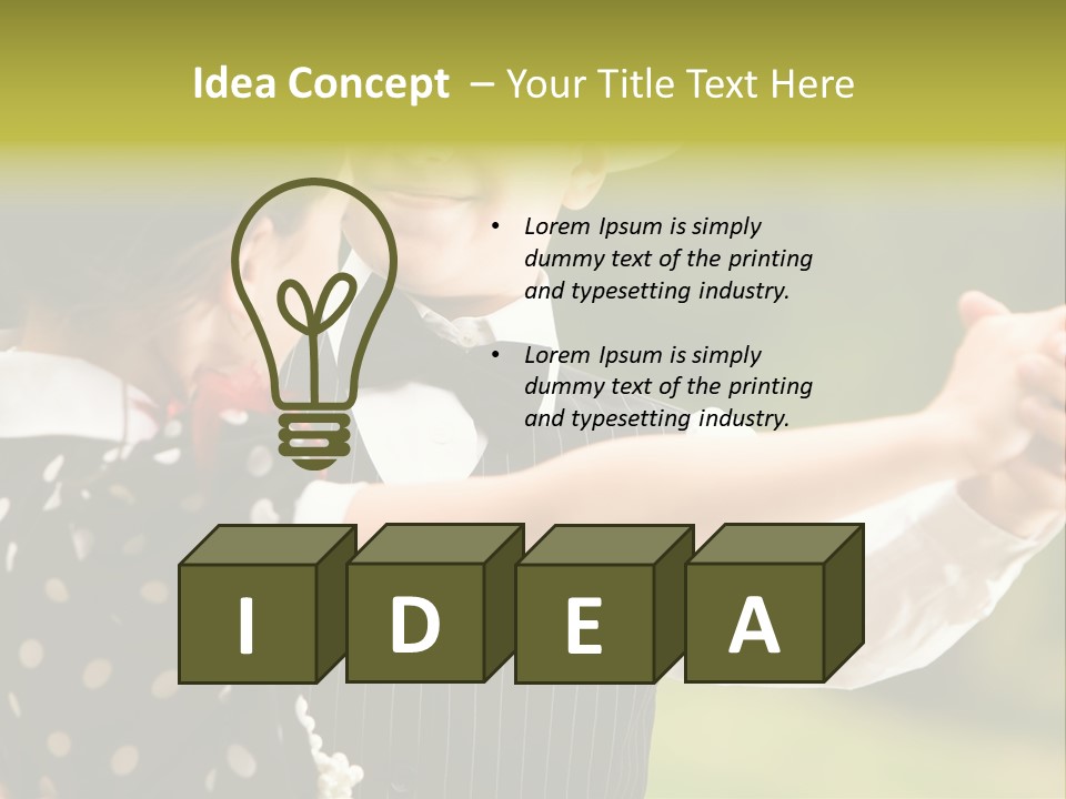 Young Beautiful Girl PowerPoint Template