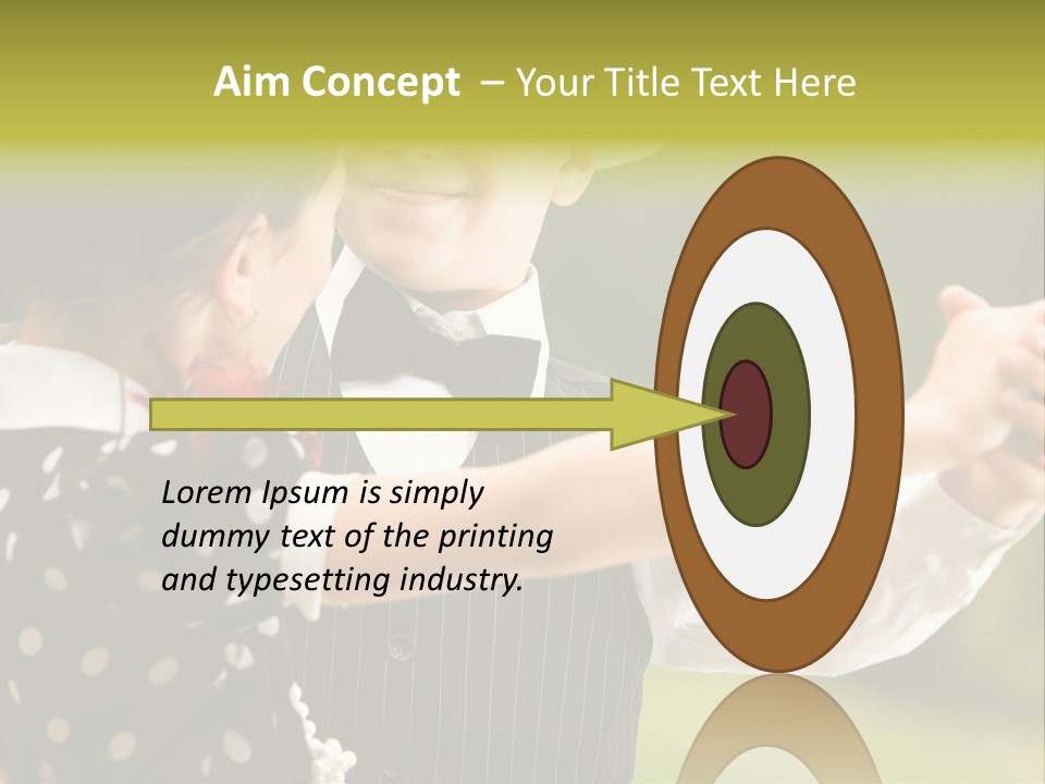 Young Beautiful Girl PowerPoint Template