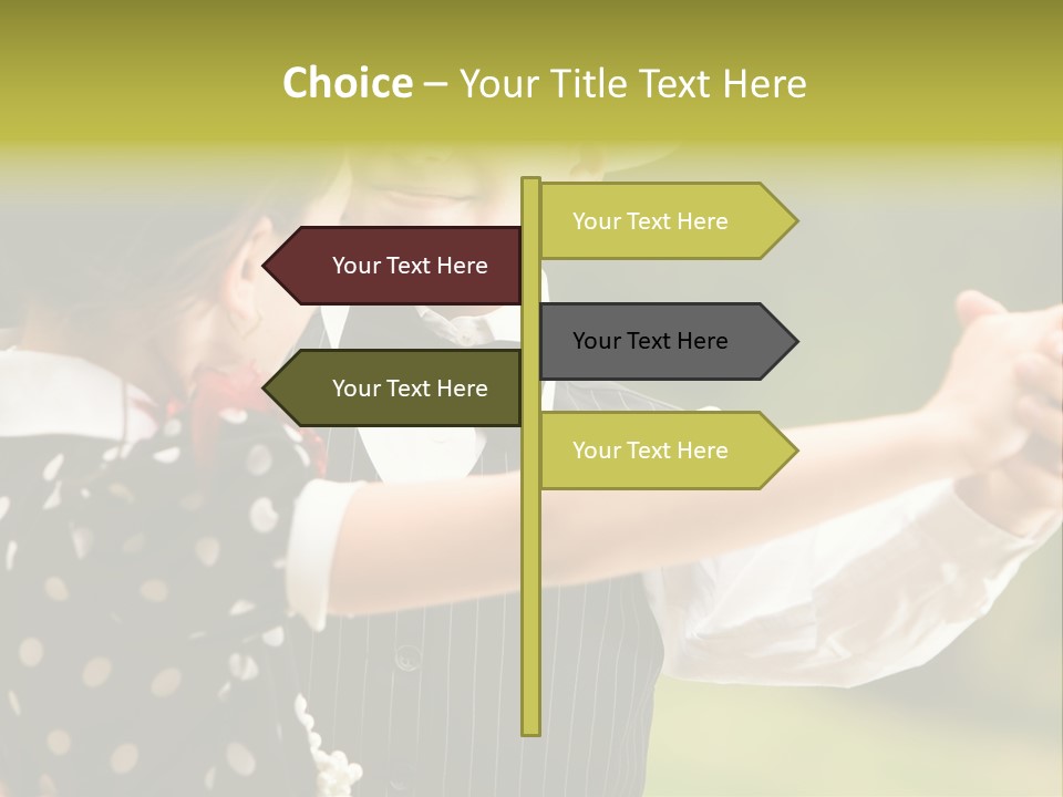 Young Beautiful Girl PowerPoint Template