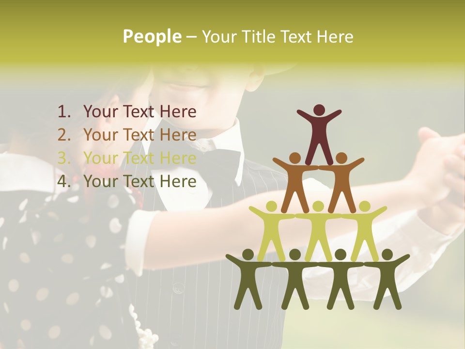 Young Beautiful Girl PowerPoint Template