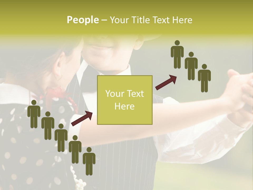 Young Beautiful Girl PowerPoint Template