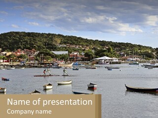 Ocean Beautiful Brazilian PowerPoint Template