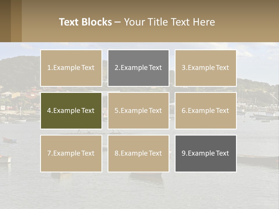 Ocean Beautiful Brazilian PowerPoint Template