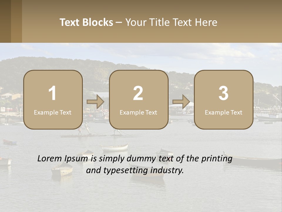 Ocean Beautiful Brazilian PowerPoint Template