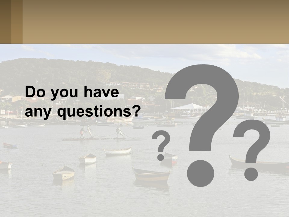 Ocean Beautiful Brazilian PowerPoint Template