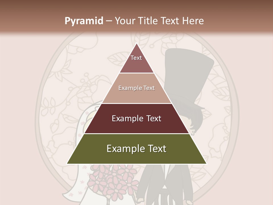 Rose Front Bridal PowerPoint Template