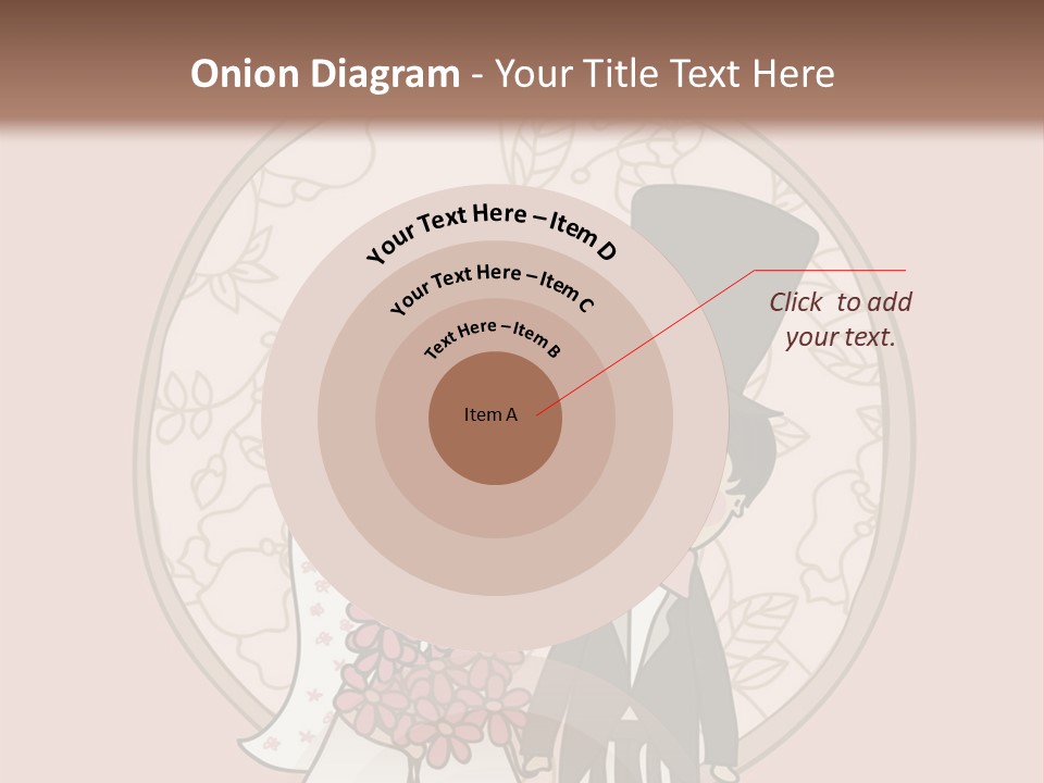 Rose Front Bridal PowerPoint Template