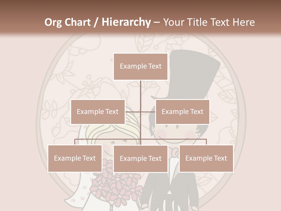 Rose Front Bridal PowerPoint Template